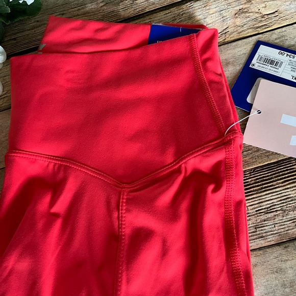 NWT Joy Lab Orange High Rise Extra Long Flare Slit Leg Legging Size XL - Picture 13 of 15